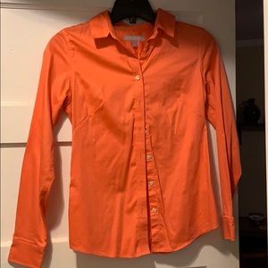 Banana Republic Coral Non Iron button up